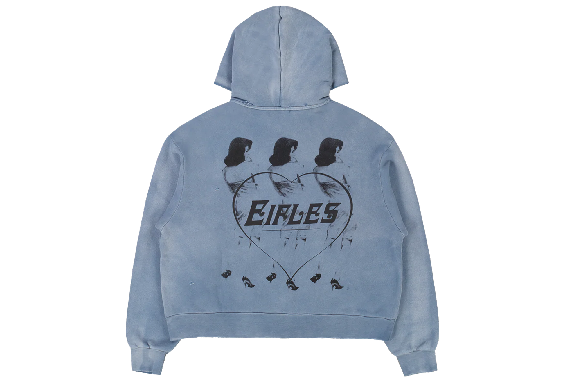 HEAVEN AND HELL ZIP-UP HOODIE